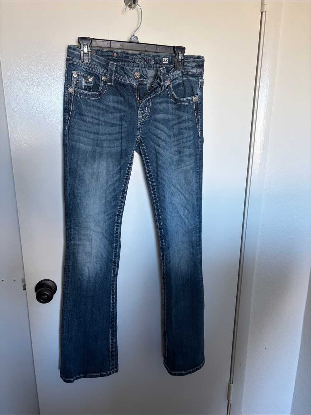 Miss Me Dark Blue Bootcut Jeans